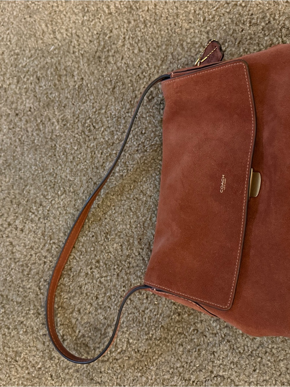 COACH Chelsea 30 in Clay Suede CDS58